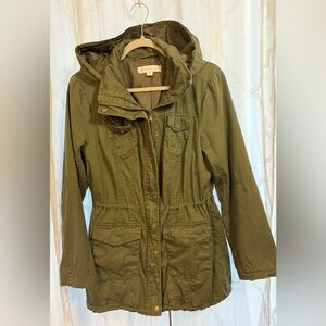 New York & Company Olive Utility Jacket